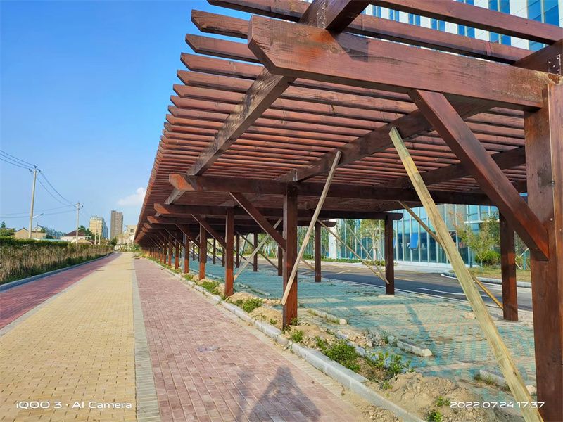 海陵工業園區車庫廊架